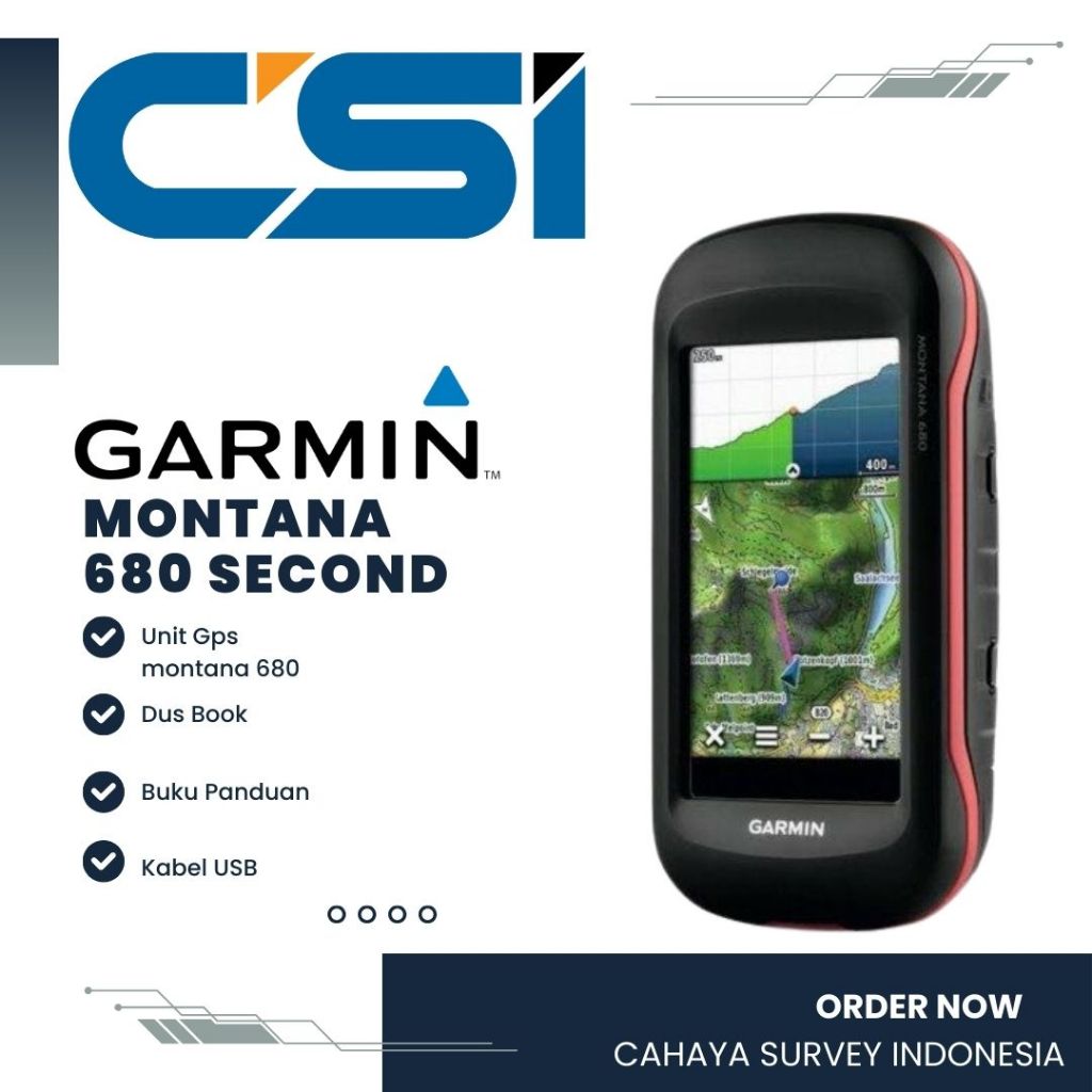 Gps Garmin Montana 680 Second Kumplit
