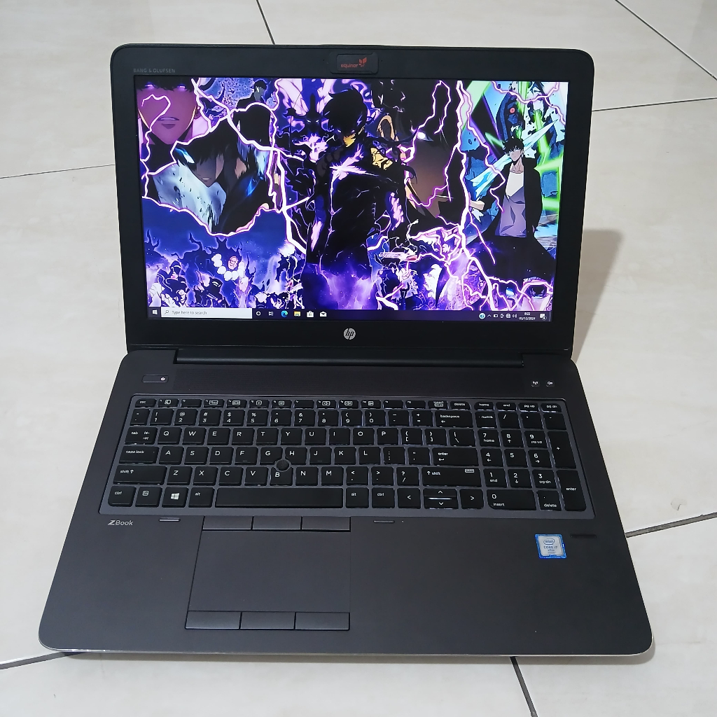 LAPTOP HP ZBOOK 15 G3  / SECOND /BERKUALITAS / TERMURAH / BERGARANSI / WINDOWS 10 MURAH 