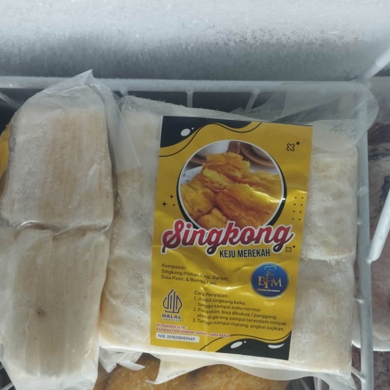 

Singkong keju merekah