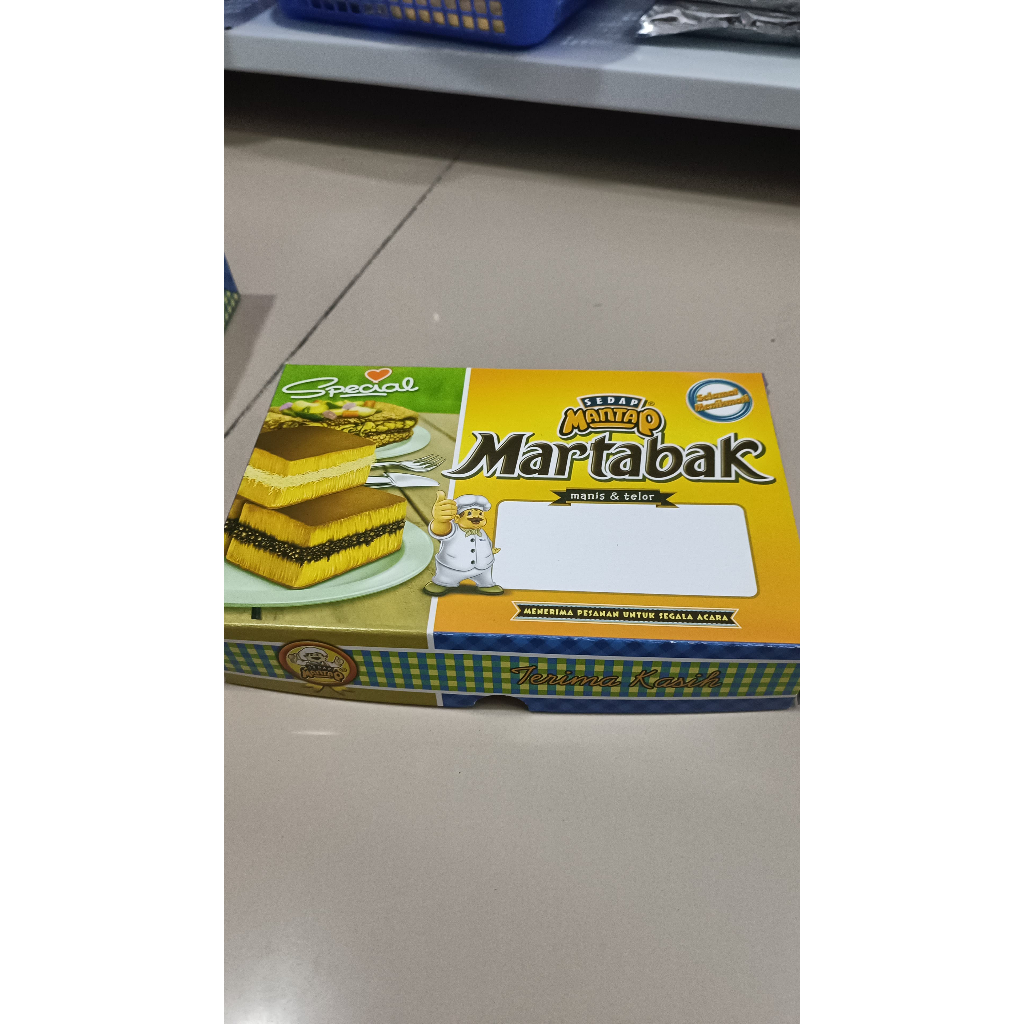 

Box Martabak Sedap Mantap MTB / Box Martabak 13,5 x 21 x 5 cm / Box Martabak 16 x 12 x 7 cm