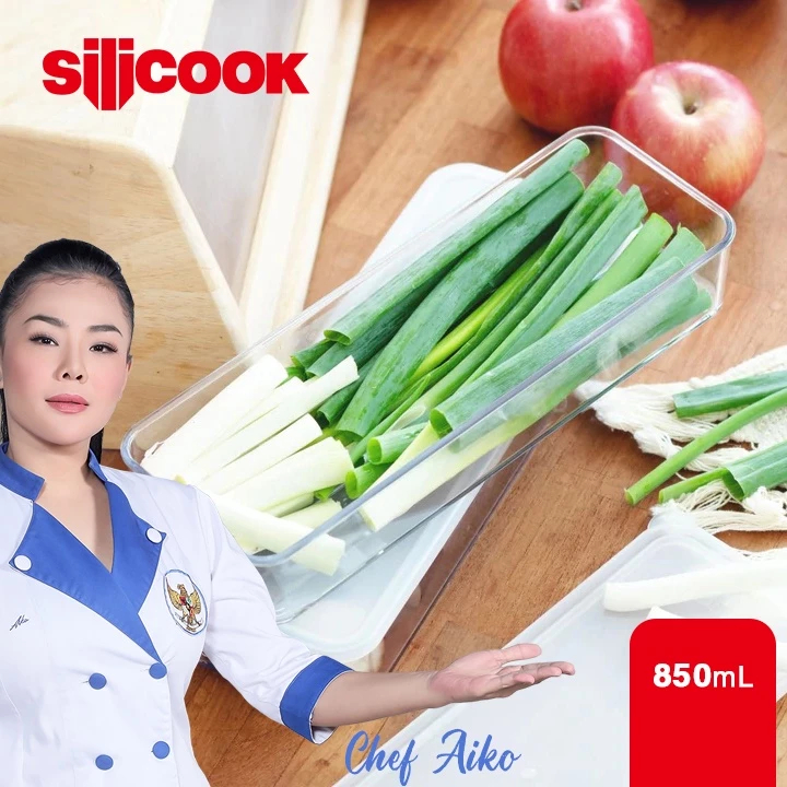 FM Silicook Food Container Korea BPA Free Flat 850ml