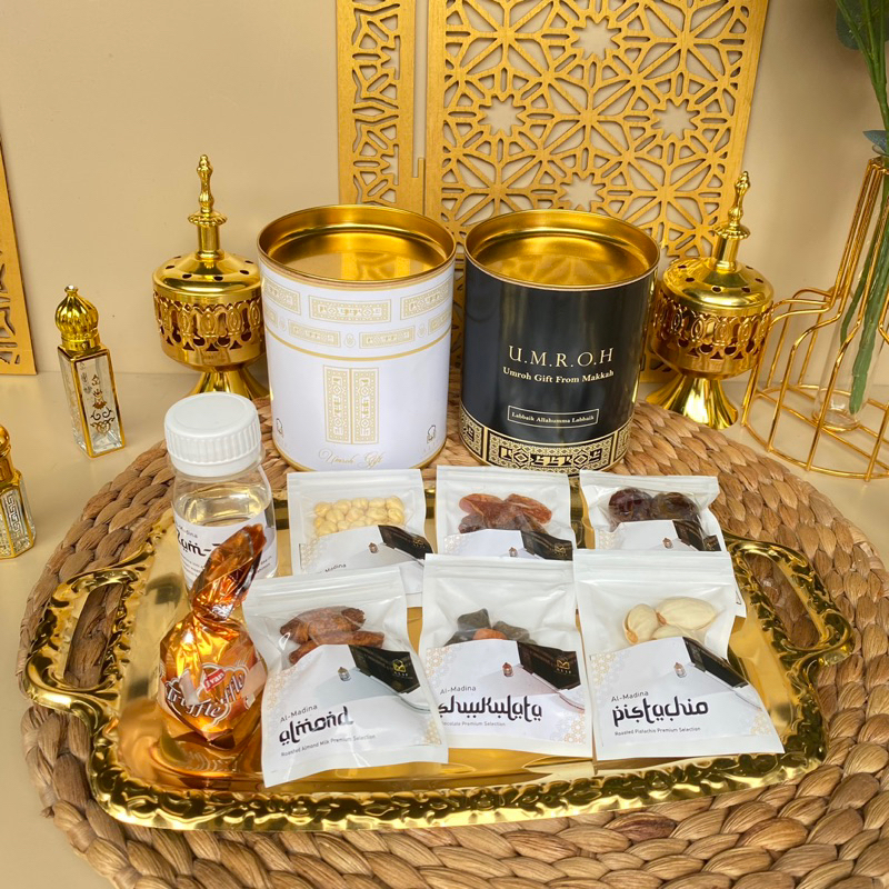 

AL KAHFI Paket Oleh Oleh GARANSI 100% Umroh Haji Ekonomis Kemasan Cantik bisa request Ucapan