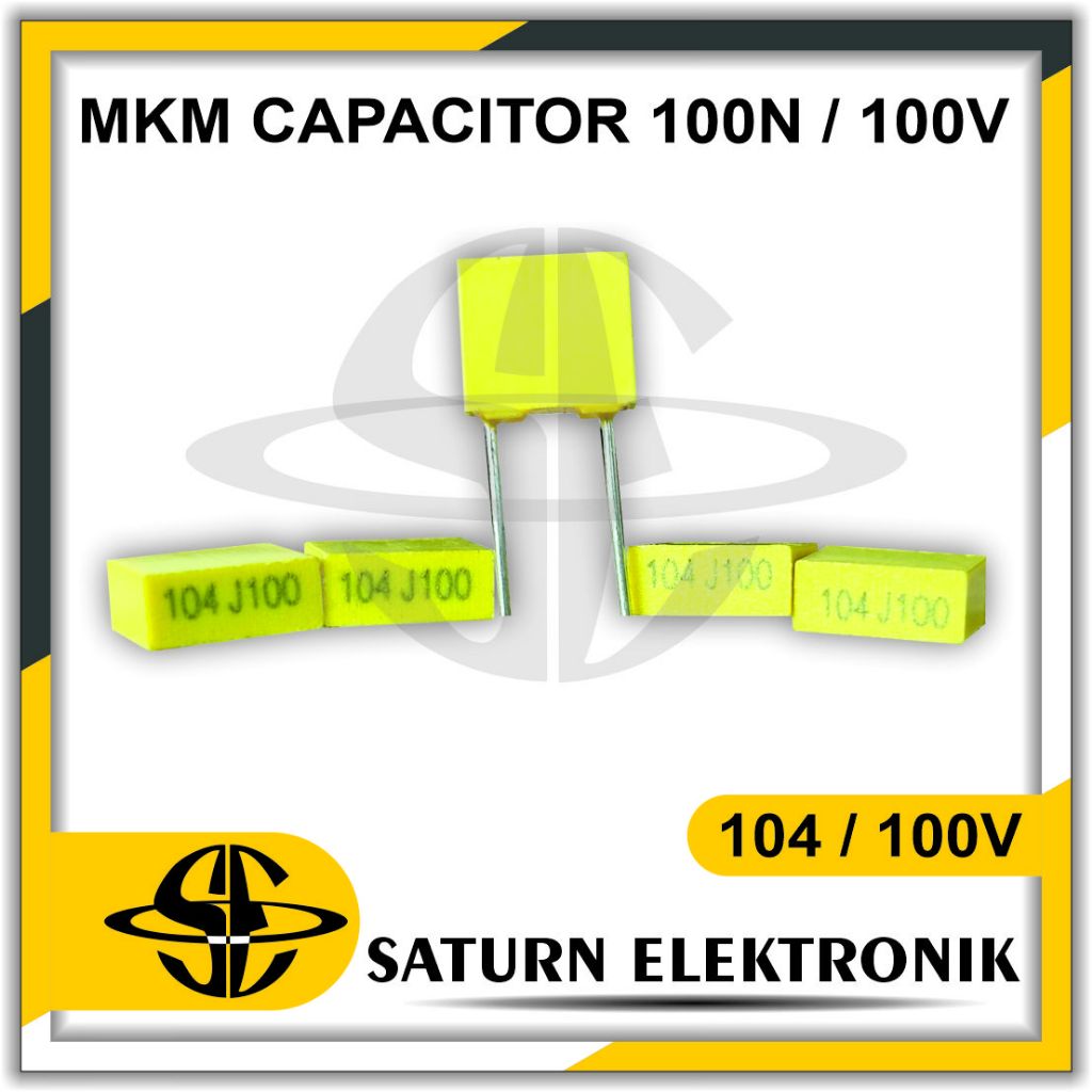 KAPASITOR 10pcs MKM 100V 104J 100N 104J100