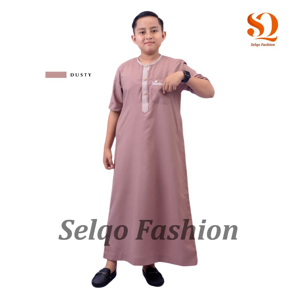 VALUE PACK Jubah Anak Gamis Tanggung Turki Tangan Pendek
