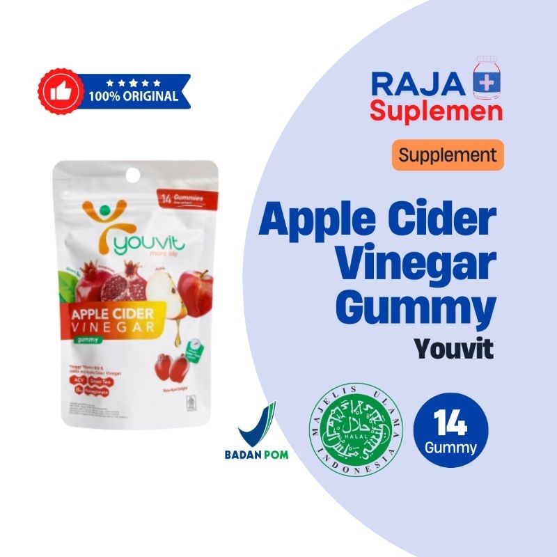 Youvit - Apple Cider Vinegar Gummy 14 Gummies