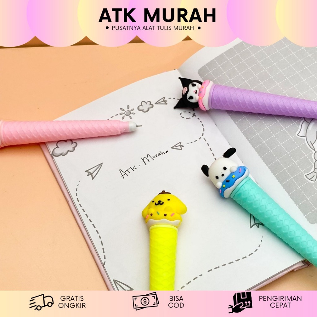 

PEN GEL ICE CREAM CONE SANRIO V2 PGK-1523 PULPEN LUCU GEMAS KADO UNIK KOREA AESTHETIC COD TERMURAH ALAT TULIS KANTOR