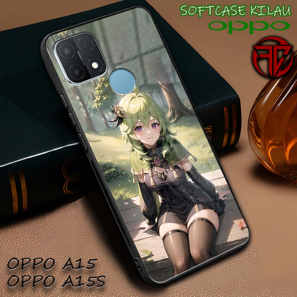 [SC52] Softcase Kilau Oppo A15 | Oppo A15s | Casing Kaca Mika | Kesing Keren Aesthetic [ Karakter Co