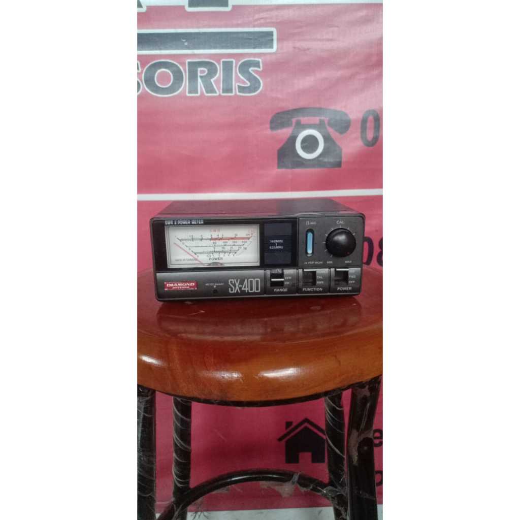 Swr Diamond Sx400 Dual Band Uhf dan Vhf Swr Meter Diamond Sx 400 Bekas