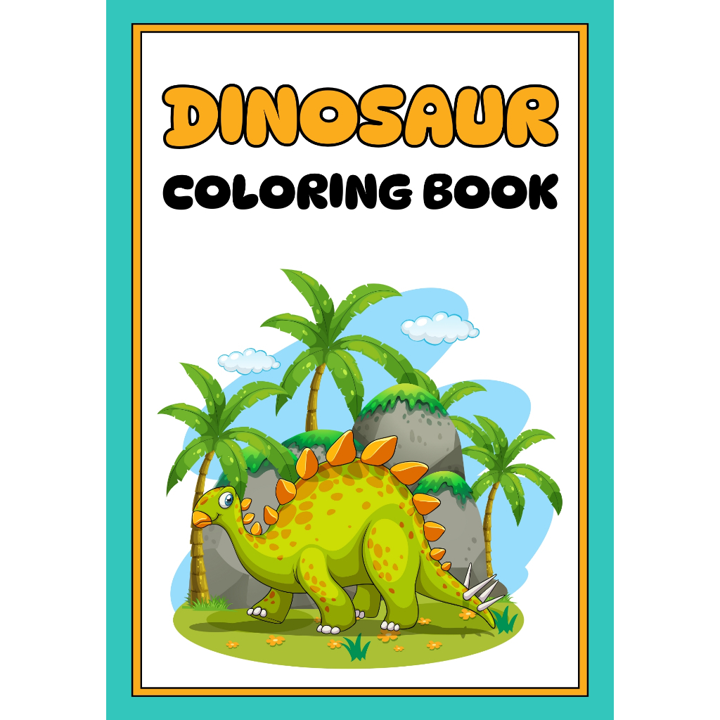 

Soft File PDF Coloring Book Dinosaurus | Buku Mewarnai Digital Dunia Dinosaurus
