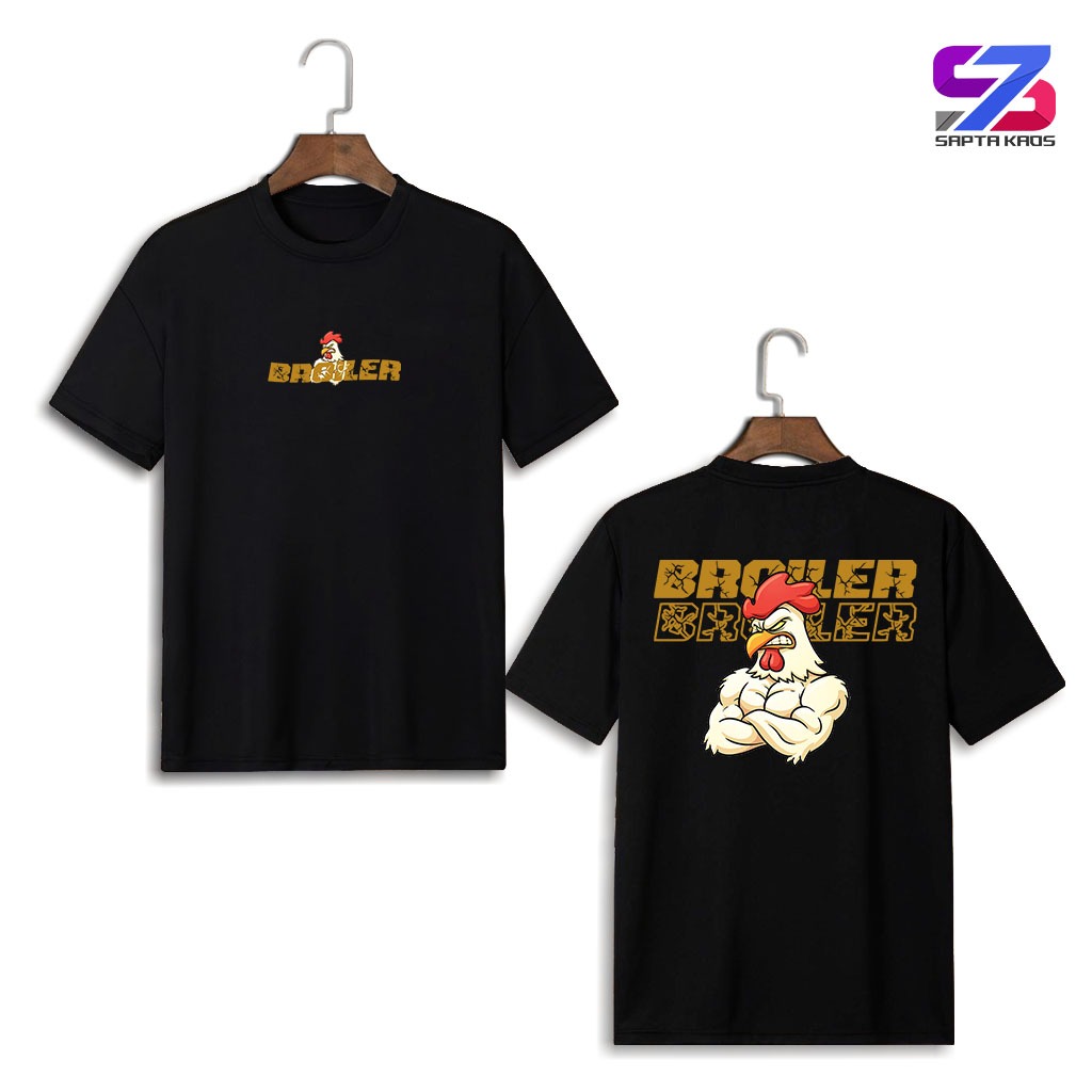 SPT102 Kaos Ayam Broiler - Tshirt Ayam Broiler - KAOS DISTRO - KAOS KATA KATA
