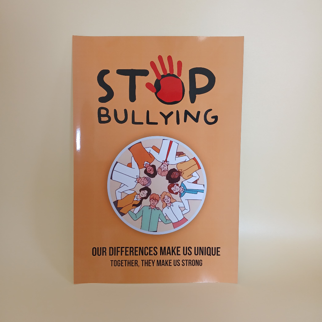 Poster Stop Bullying - Poster Hindari Bullying - Poster Sekolah