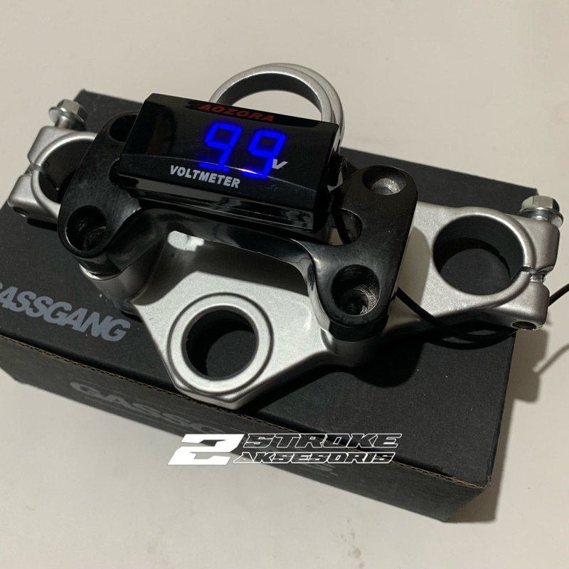 raiser stang / klem stang rx king set voltmeter