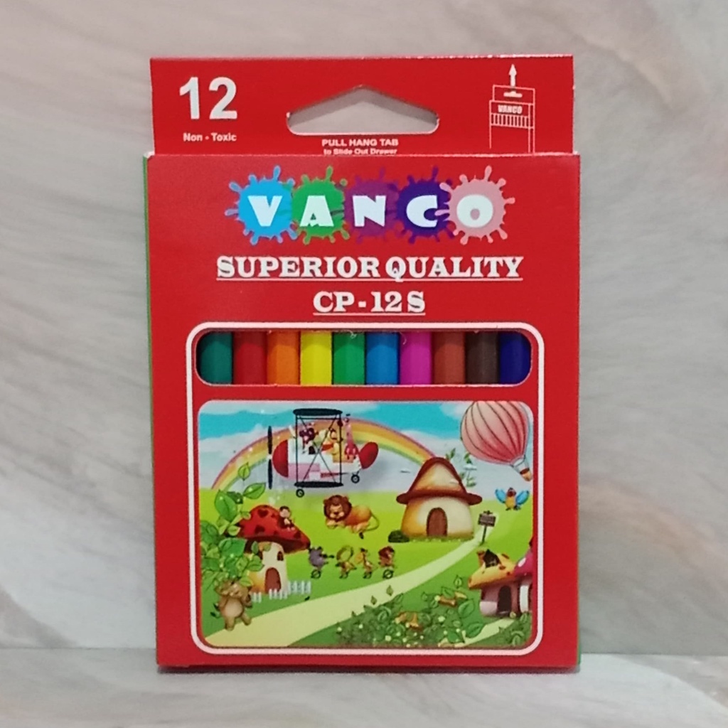 

Pensil Warna VANCO Superior Quality 12 Warna