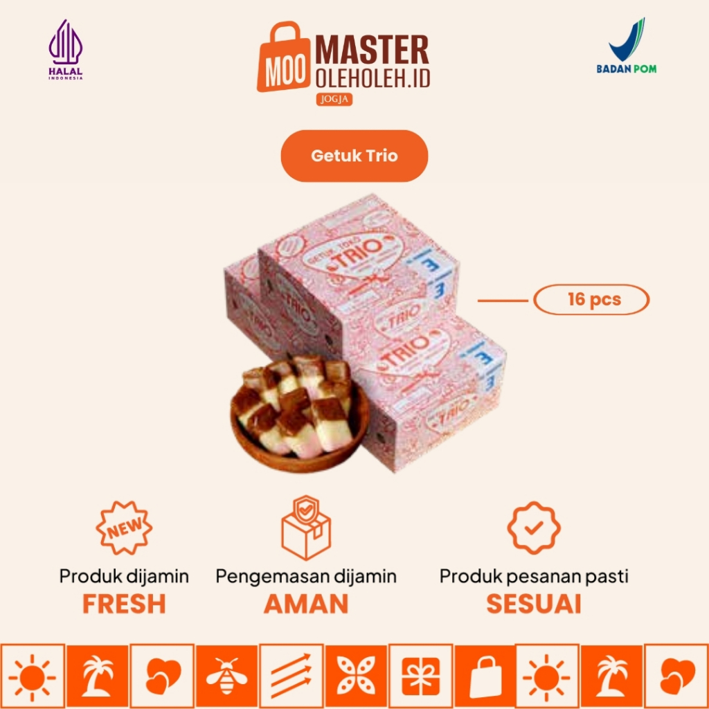 

GETUK TRIO MAGELANG OLEH OLEH MAGELANG isi 16 GETUK MANIS
