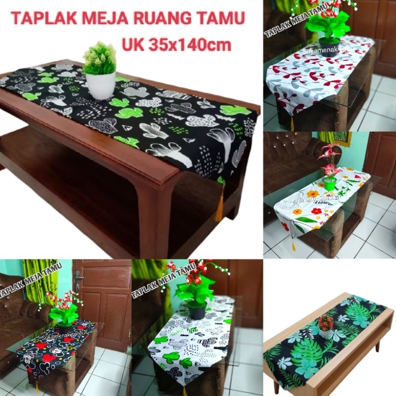 taplak meja / sofa ruang tamu / taplak meja tamu panjang 140 cm / taplak meja ruang tamu/taplak meja