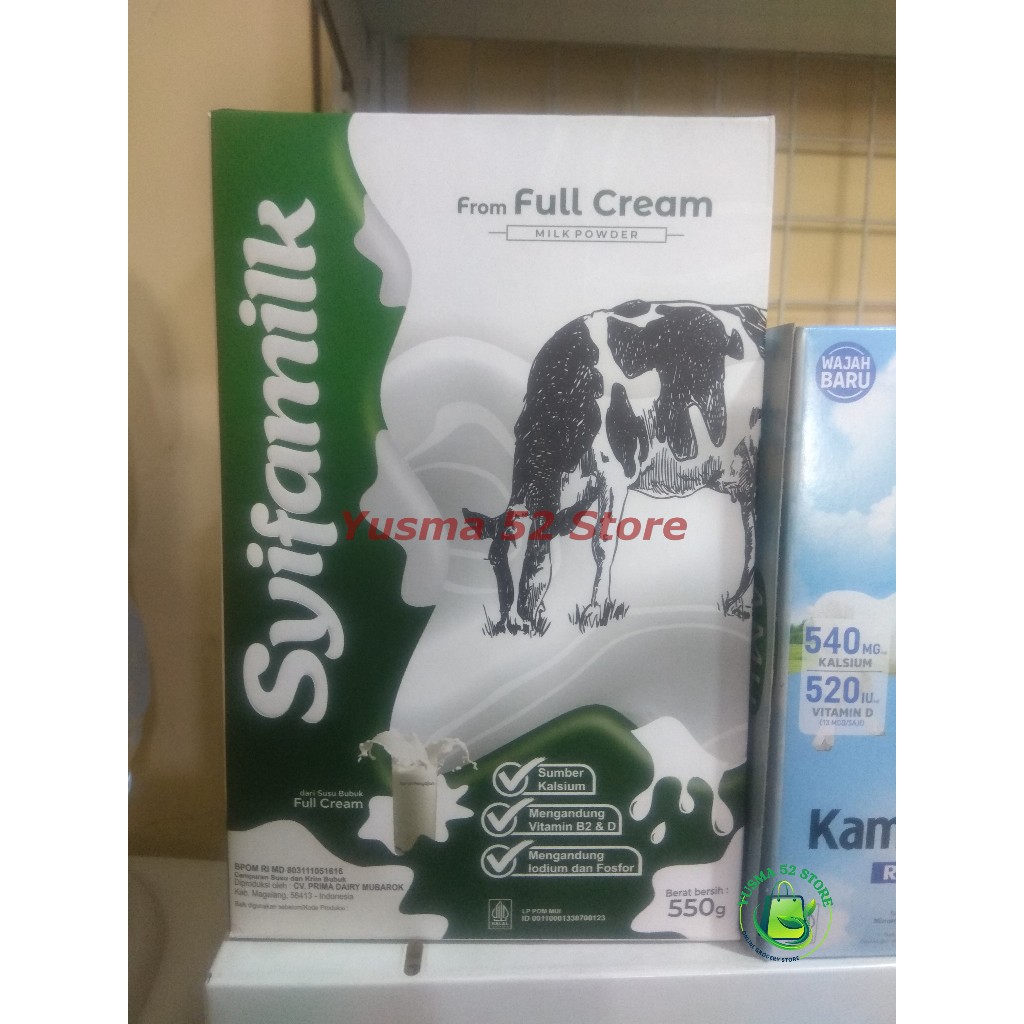 

Syifamilk Full Cream Susu Bubuk Diet & Penggemuk 550Gr