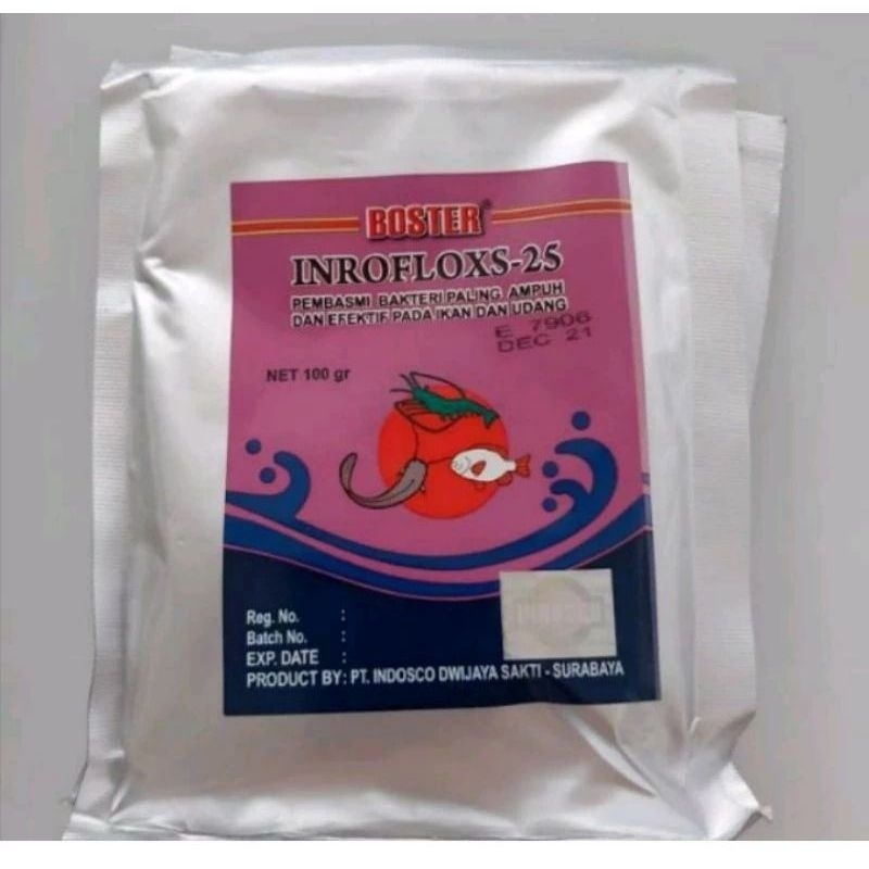 INROFLOK 25 SERBUK PEMBASMI BAKTERI IKAN DAN UDANG
