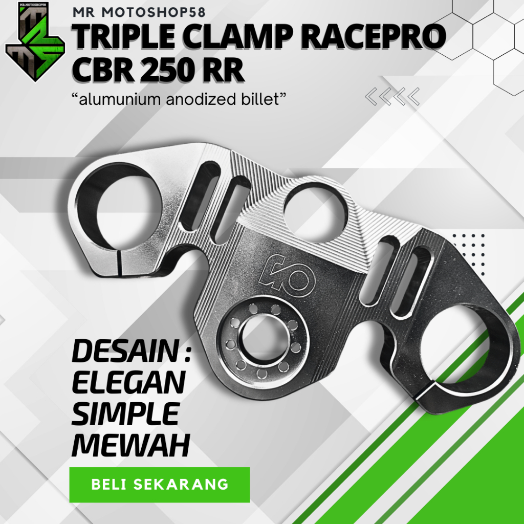 Tripleclamp cbr250rr segitiga cbr250rr triple clamp cbr 250 rr stang CBR 250 RR SEGITIGA STANG CBR