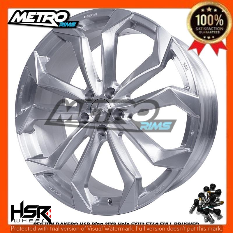 VELG RACING HSR FORGED RING 21 R21 HSR RFG IDN DAKEBO UNTUK MOBIL MERCY AUDI PORSCHE DFSK DAEWOO DLL