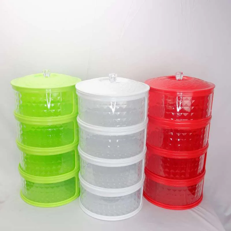 Promo Tudung Saji Diamond Tempat Makanan 4 Susun / Wadah Saji Modern