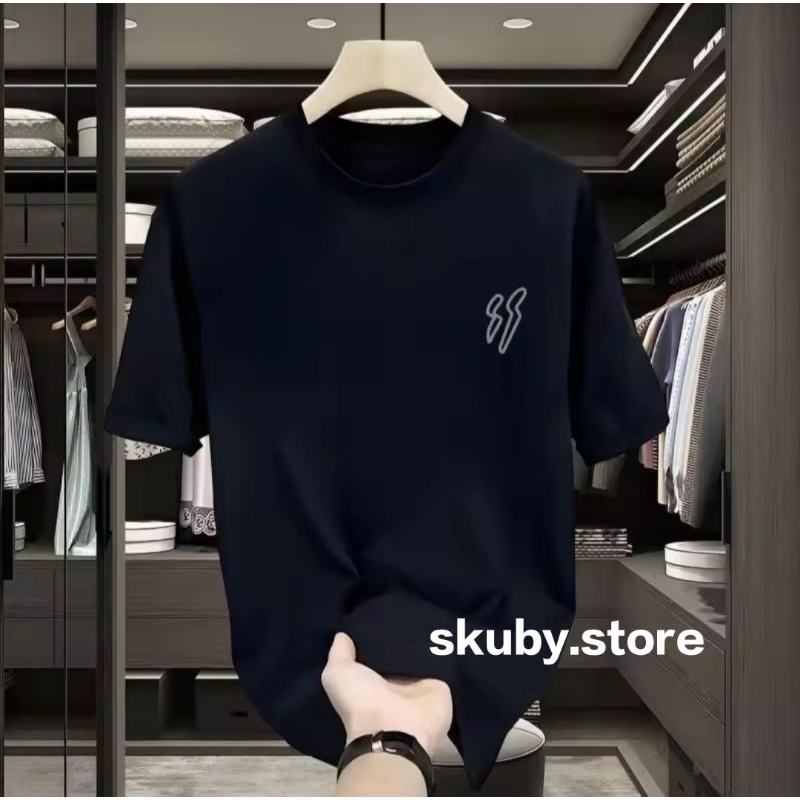 kaos distro sablon depan belakang kaos pria dewasa