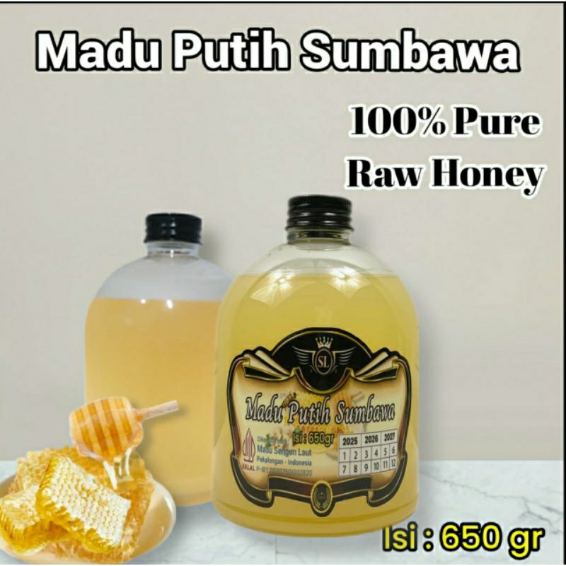 

Madu Putih Sumbawa isi 650gr Madu Murni