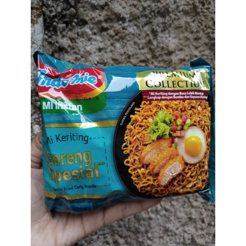 

Indomie Mie Keriting Goreng Spesial Kemasan 90 Gram