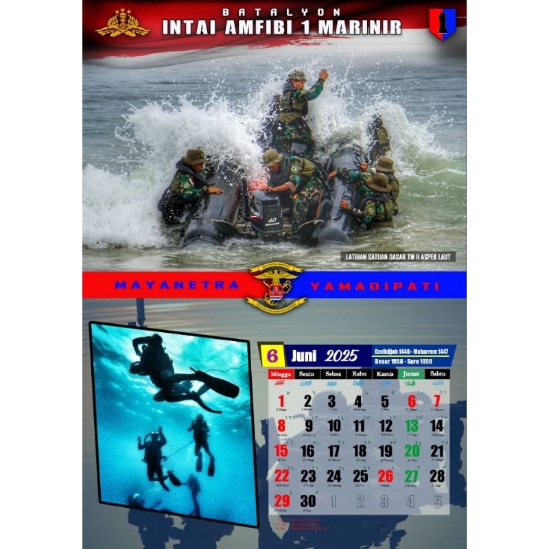 

kalender intai para amfibi marinir ( IPAM)2025