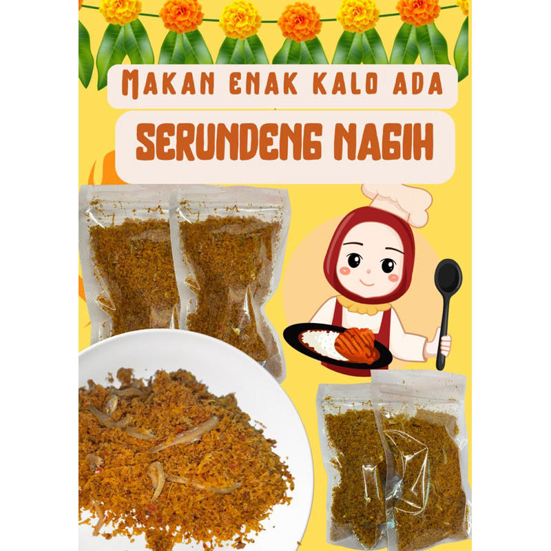 

SERUNDENG Kelapa teri