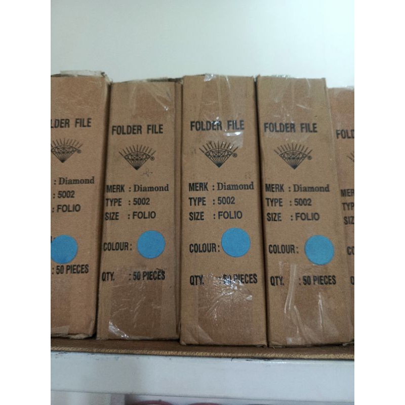 

stop map / map kertas diamond 5002 warna biru 1 dus