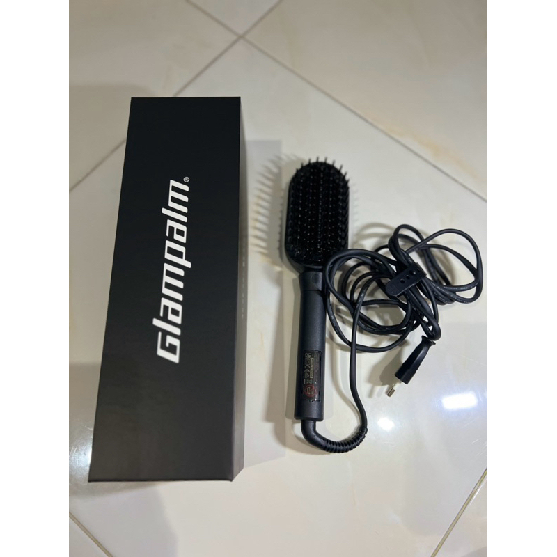 Glampalm brush hair straightener (preloved)