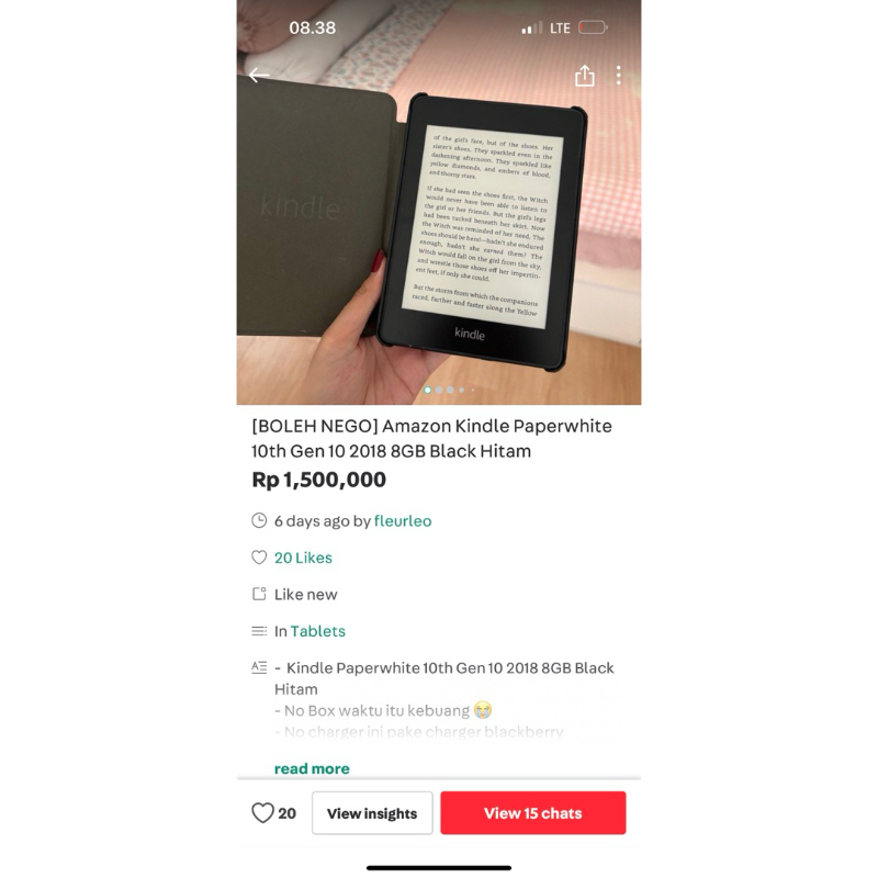 Kindle Preloved