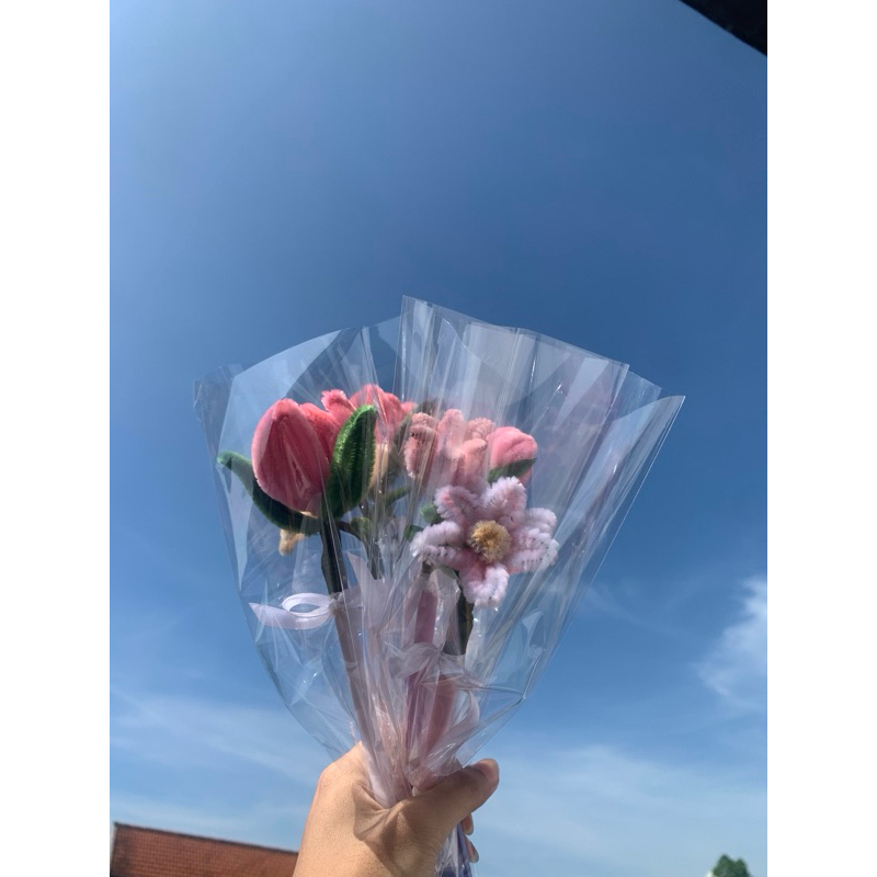 

PERTAMA!! Bulpoint bunga Home made~bunga kawat bulu~bulpoint lucuu~kawat bulu~bulpoint