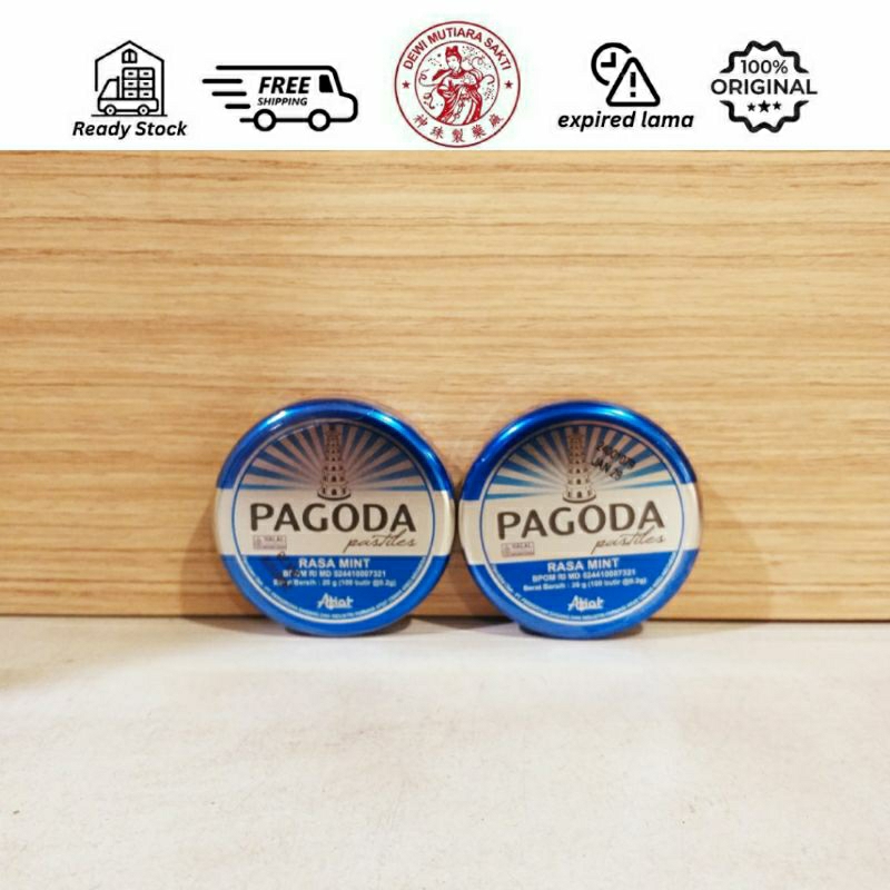 

PAGODA PASTILES RASA MINT 20gram