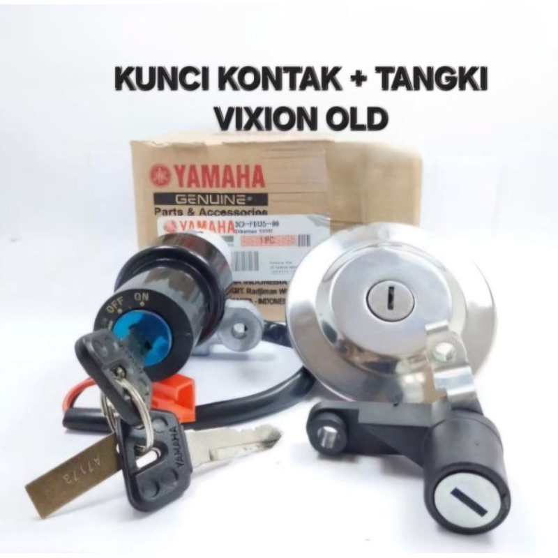 KUNCI KONTAK  PLUS TUTUP TANGKI VIXION OLD ORIGINAL