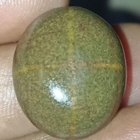 Batu Tapak Jalak original aceh Hijau kekuningan