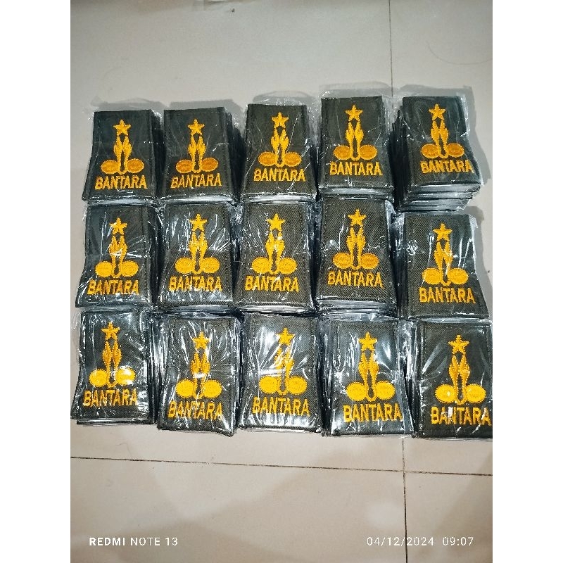 tku Bantara/tku penegak/Bantara bordir full kain per 40 pcs/20 pasang