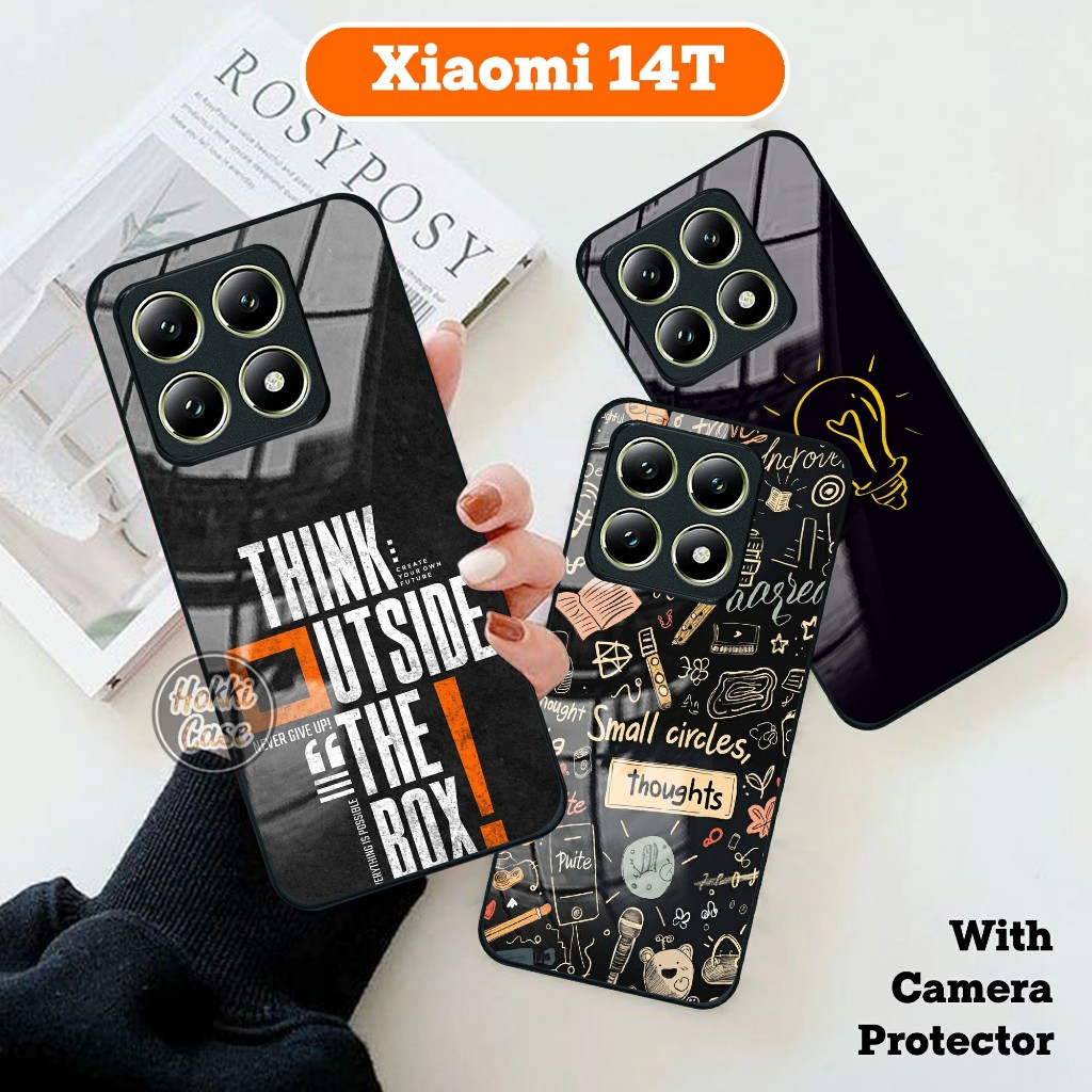 Softcase Xiaomi 14T - Case Glass Xiaomi 14T Terbaru - Casing Xiaomi 14T - Silikon Xiaomi 14T [567H]