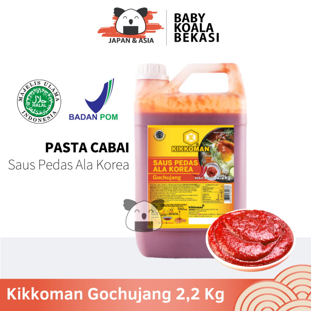 

KIKKOMAN Gochujang Sauce 2,2 Kg Halal. - Bekasi