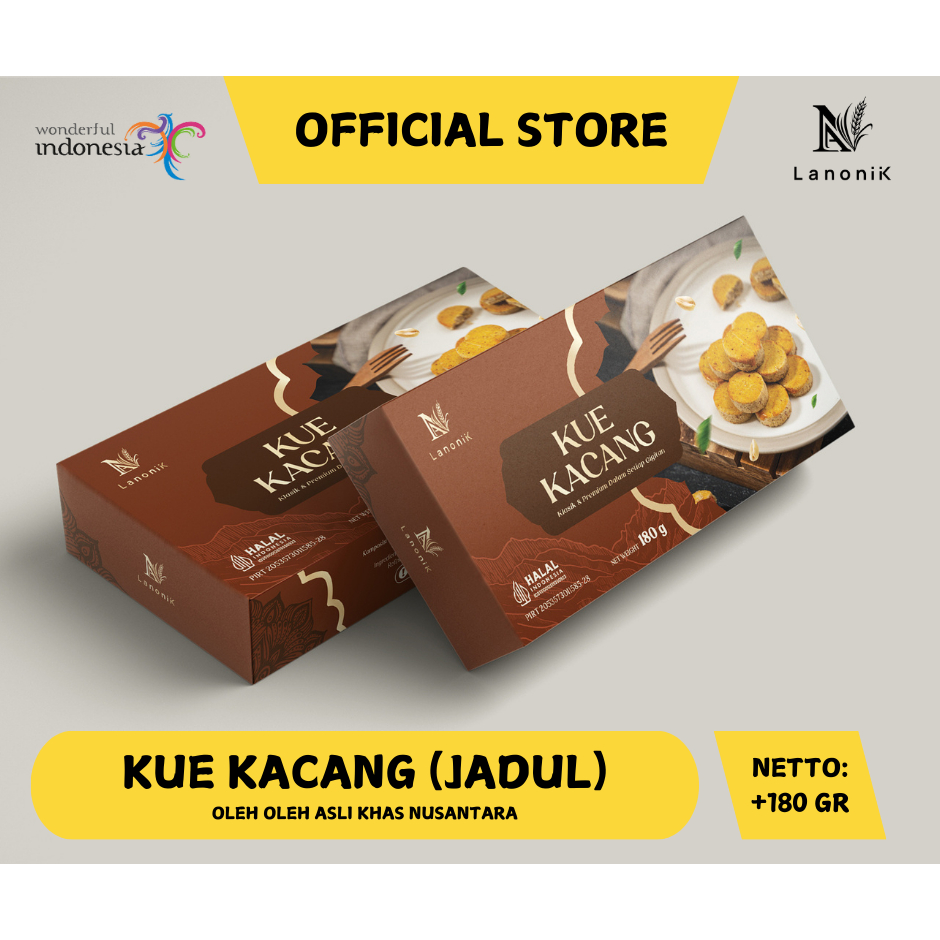 

OLEH OLEH KUE KACANG JADUL - PEANUT COOKIES LA NONIIK