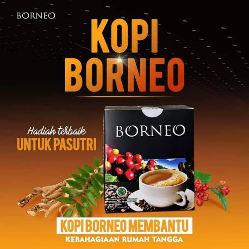 

Kopi Borneo Kemasan Sachet dan Box BPOM