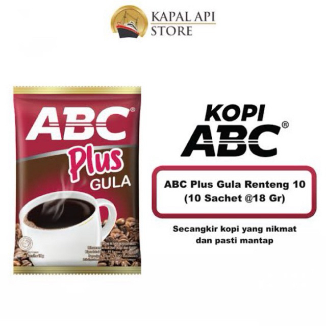 

ABC Kopi Plus Gula Renceng (10s x 18g)