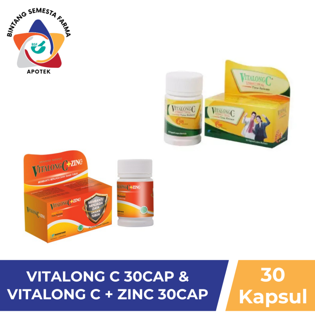 VITALONG C 30CAP & VITALONG C + ZINC 30CAP