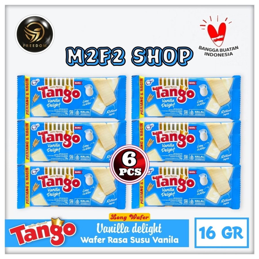 

Tango Wafer Vanilla Delight | Susu Vanila Sachet - 16 gr (Kemasan 6 Pcs)