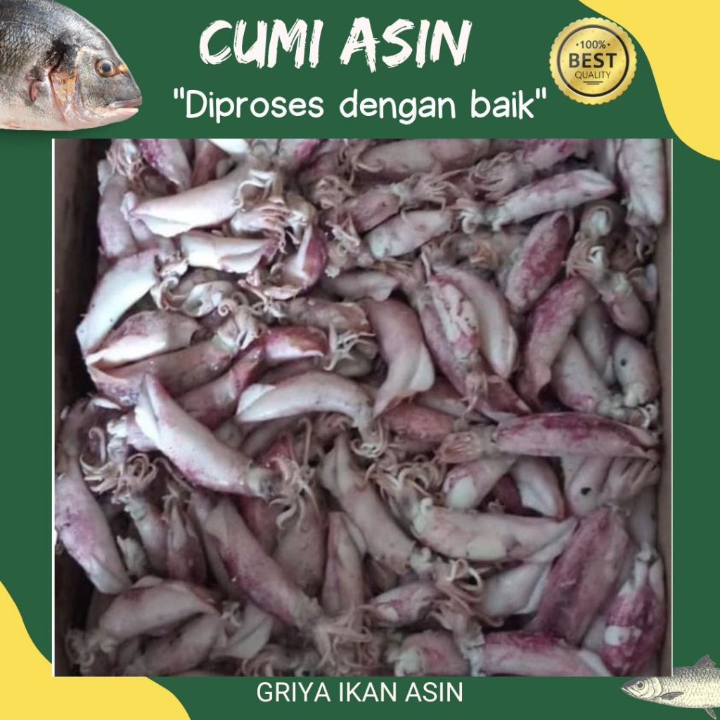 

GROSIR!!! 1KG IKAN CUMI ASIN/ Cumi Asin Murah / Cumi Asin Enak / Cumi Asin Gurih / Cumi asin termurah