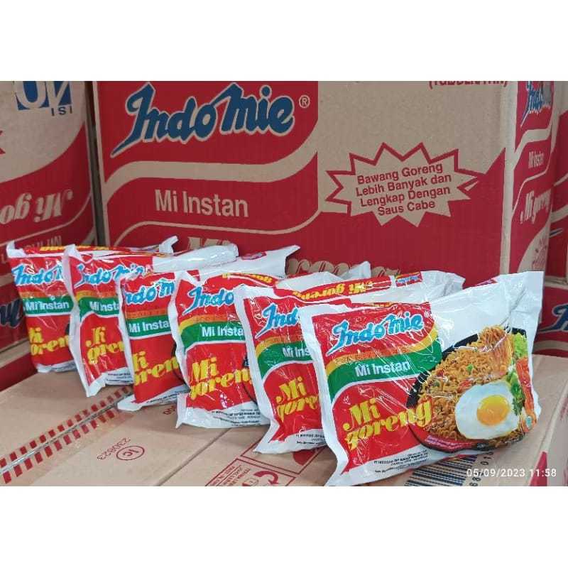 

Cod / Indomie mi goreng mie instan 40 x 85 gram / Indomie goreng special / Indomie goreng 85 gram / Mie goreng biasa kriuk / Indomie goreng mie instan