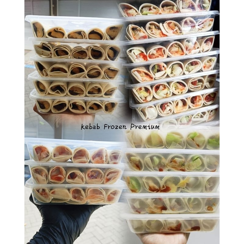 

Kebab Mini Frozen Isi 5 Pcs || Kebab Mini Beef Lettuce Keju Telur Dadar