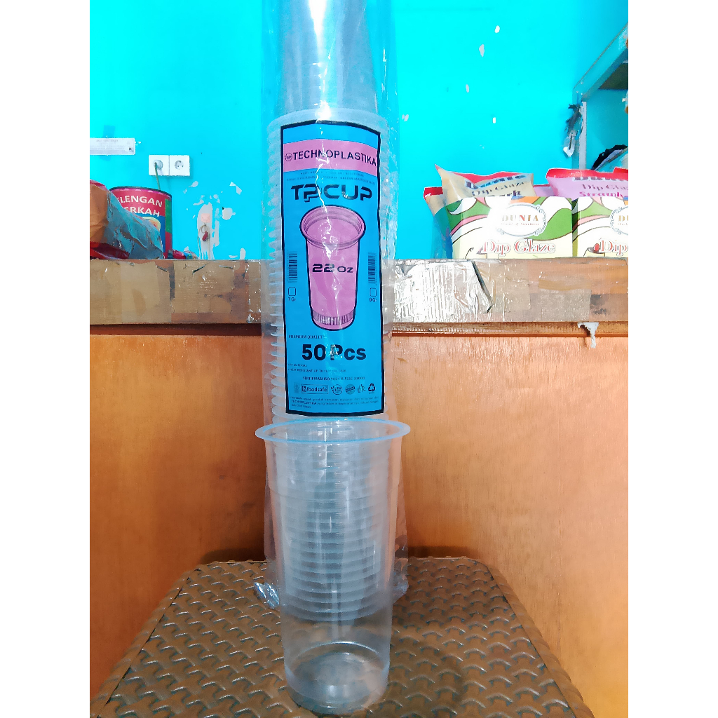 CUP 22oz TP CUP || CUP MINUMAN 22oz