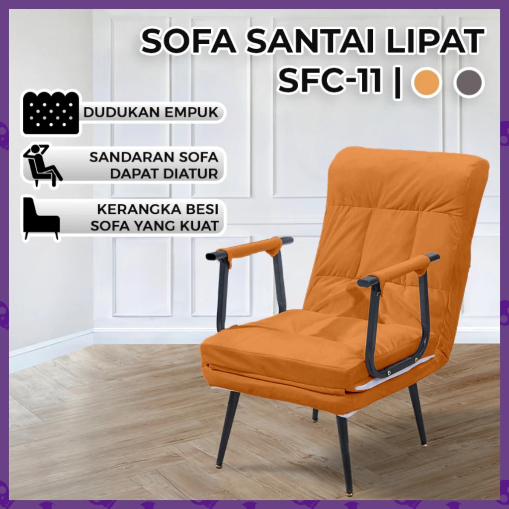 Sofa Santai Lipat Sofa Lipat Ranjang Sofa Ruang Sofa Lipat Minimalis Sofa Ruang Tamu SFC-11