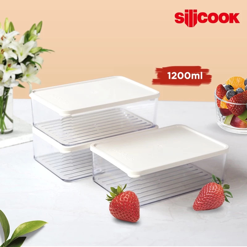 FM Silicook Food Container Deep 1200ml BPA Free KOREA